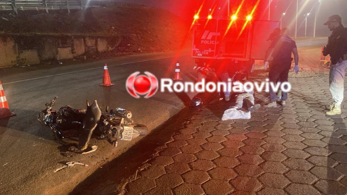 FATAL: Motociclista em CB300 morre ao sofrer queda em frente ao viaduto 