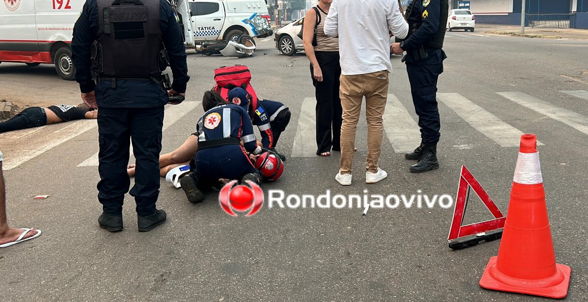 INTUBADO: Colisão frontal deixa casal em estado grave na zona Leste 