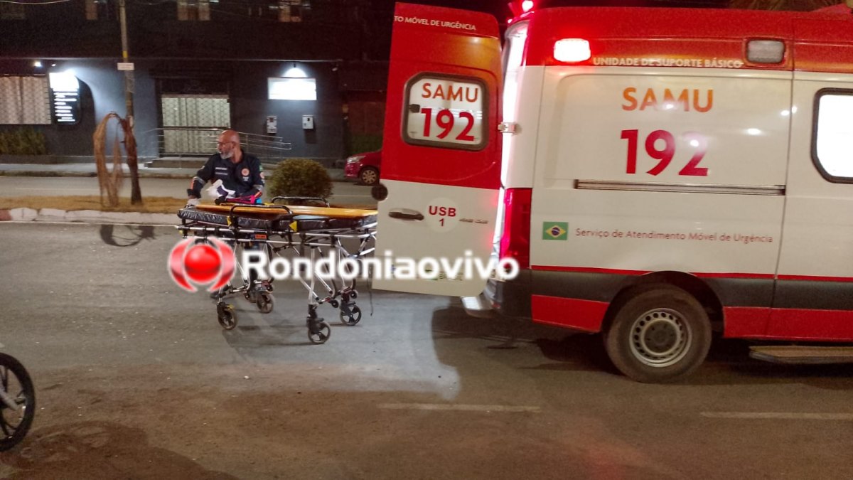NA CAÚLA: Mulher é atropelada por motociclista e sofre várias lesões 