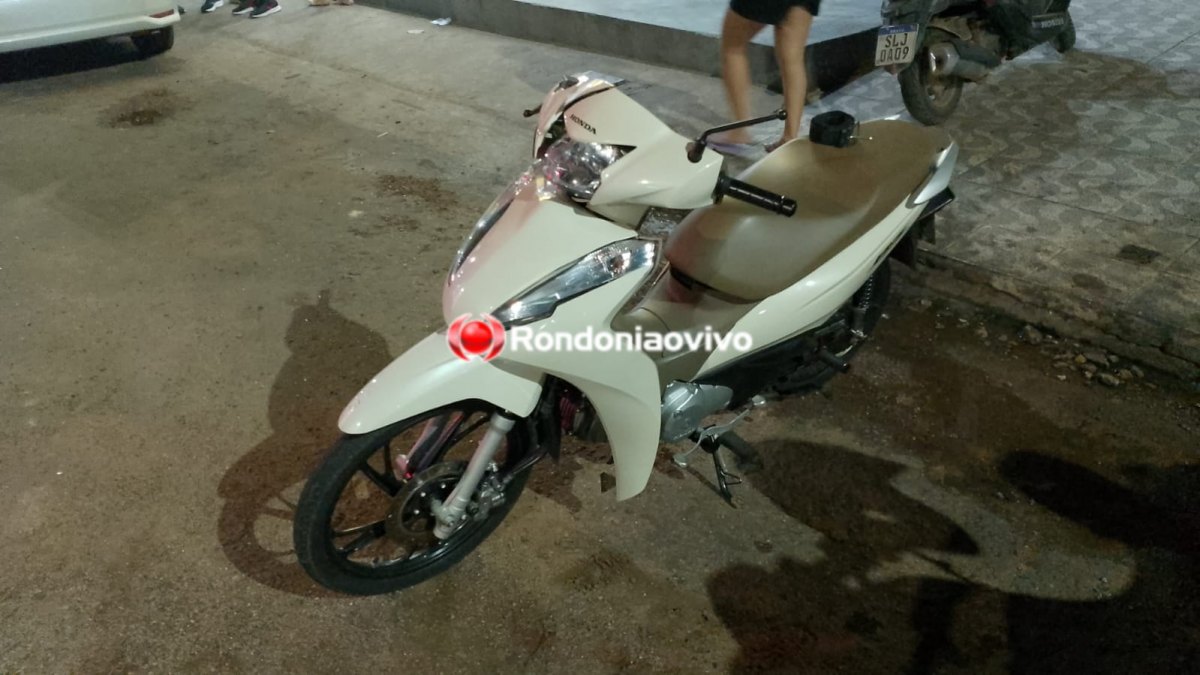 NA CAÚLA: Mulher é atropelada por motociclista e sofre várias lesões 