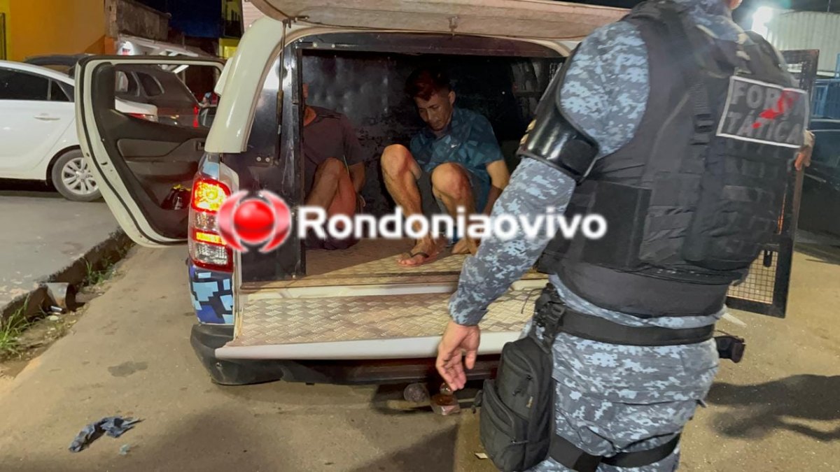 VARREDURA: Força Tática e FICCO prendem dois foragidos no Orgulho do Madeira 