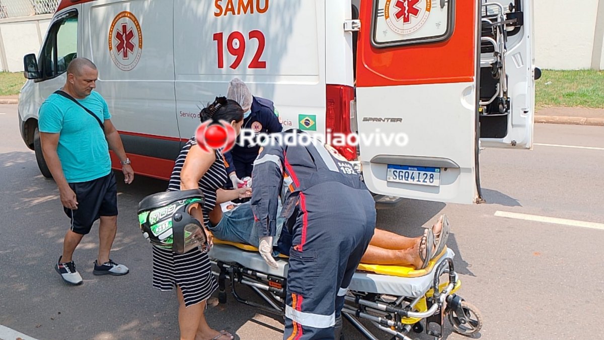 LESÃO NA CABEÇA: Idoso é atropelado por caminhonete na Rio Madeira 