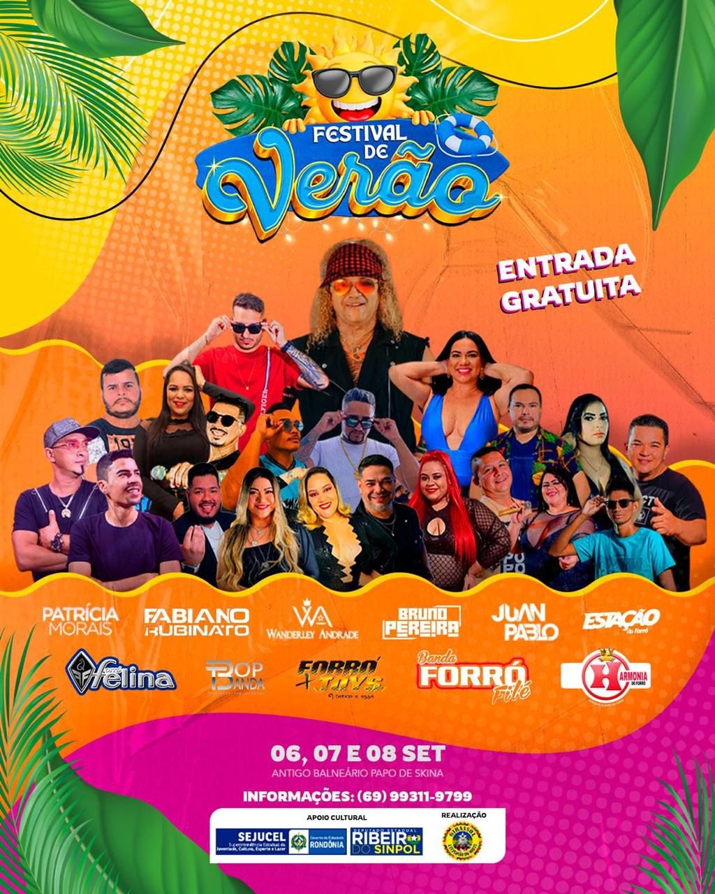 RIBEIRO DO SINPOL: Deputado destina emenda para o festival de verão com atração nacional