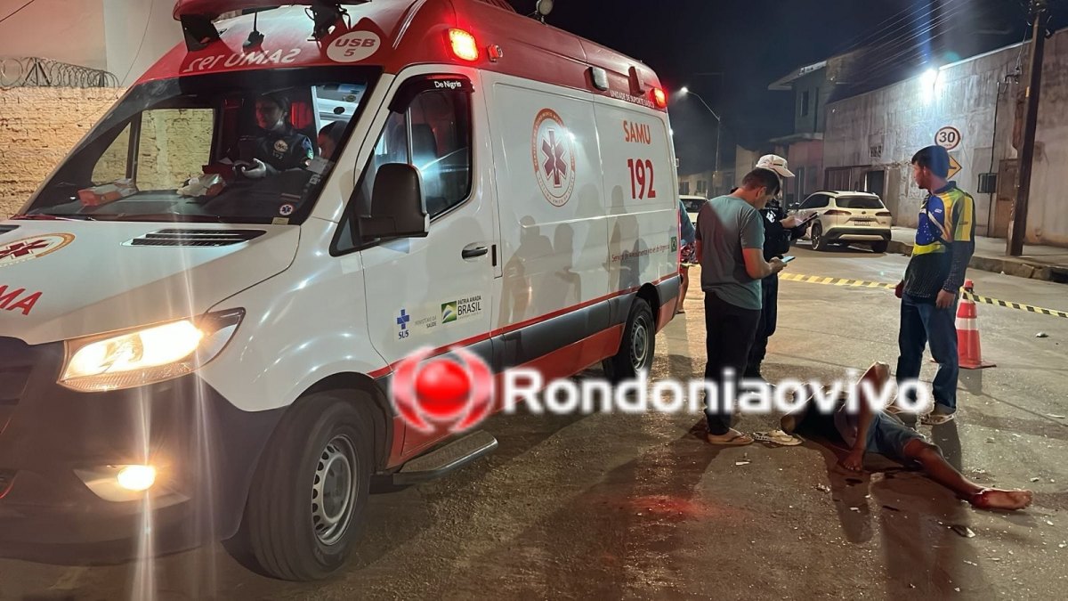 AVANÇOU: Vídeo registra grave colisão entre moto e carro em Porto Velho 