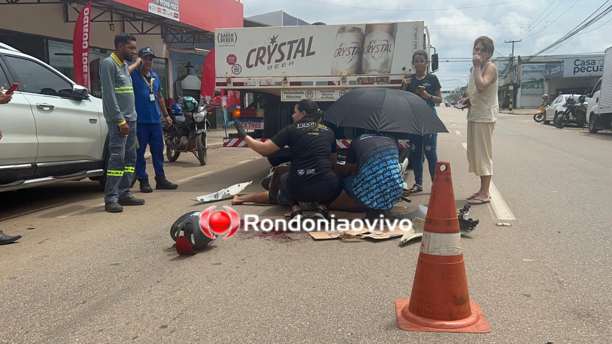 NA AMAZONAS: Vídeo registra acidente que deixou motociclista em estado gravíssimo 