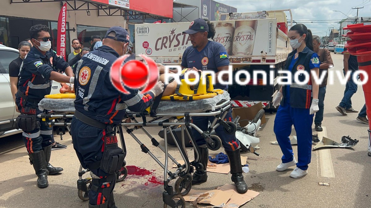 NA AMAZONAS: Vídeo registra acidente que deixou motociclista em estado gravíssimo 