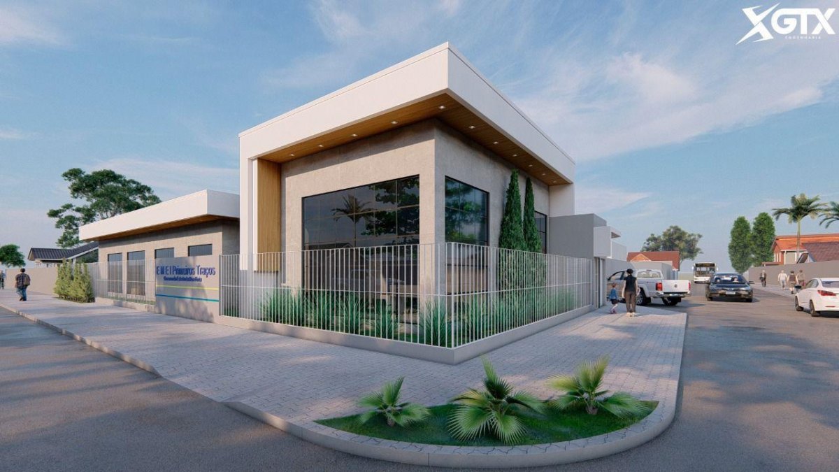 CONFÚCIO MOURA: Senador confere avanços da escola Primeiros Traços em Presidente Médici