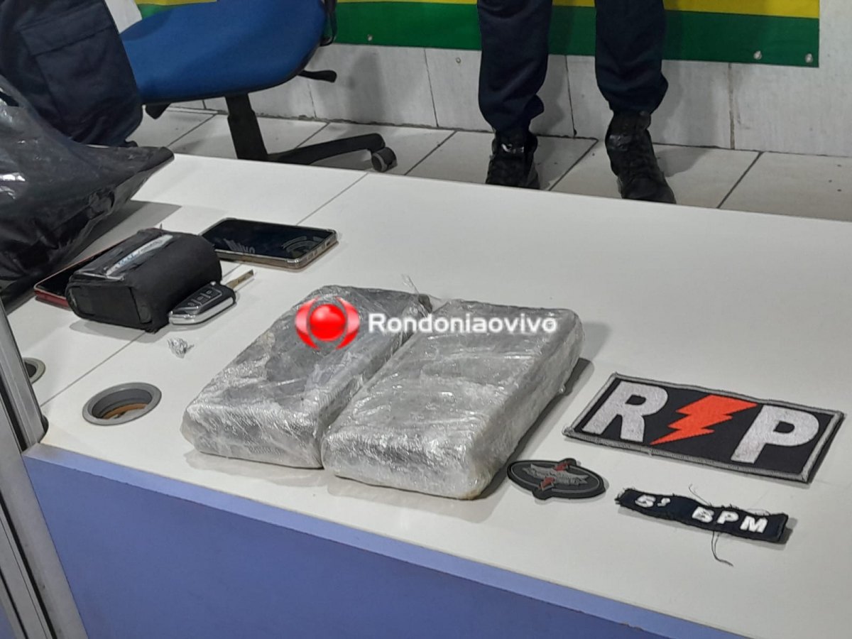 TENTOU FUGIR: 'Gordo da Triunfo' é preso com dois quilos de drogas após perseguição na BR-364