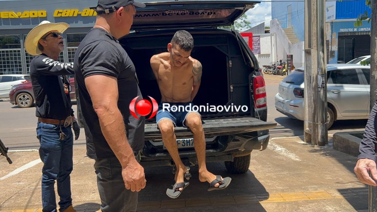 VÍDEO: Patrimônio prende acusados de furtar 56 celulares em loja da Claro