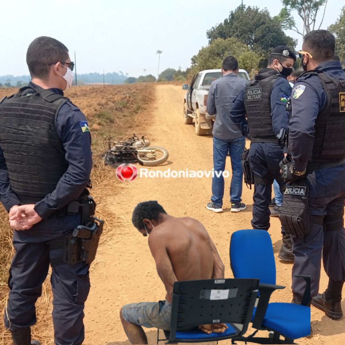 ESCLARECIDO: Homicídios prende acusado de carbonizar corpo de colega em fogueira