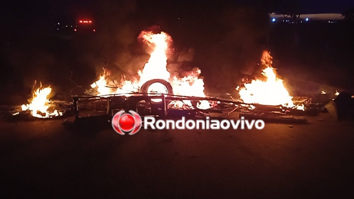 PROTESTO: Moradores fecham Avenida de Porto Velho durante manifestação