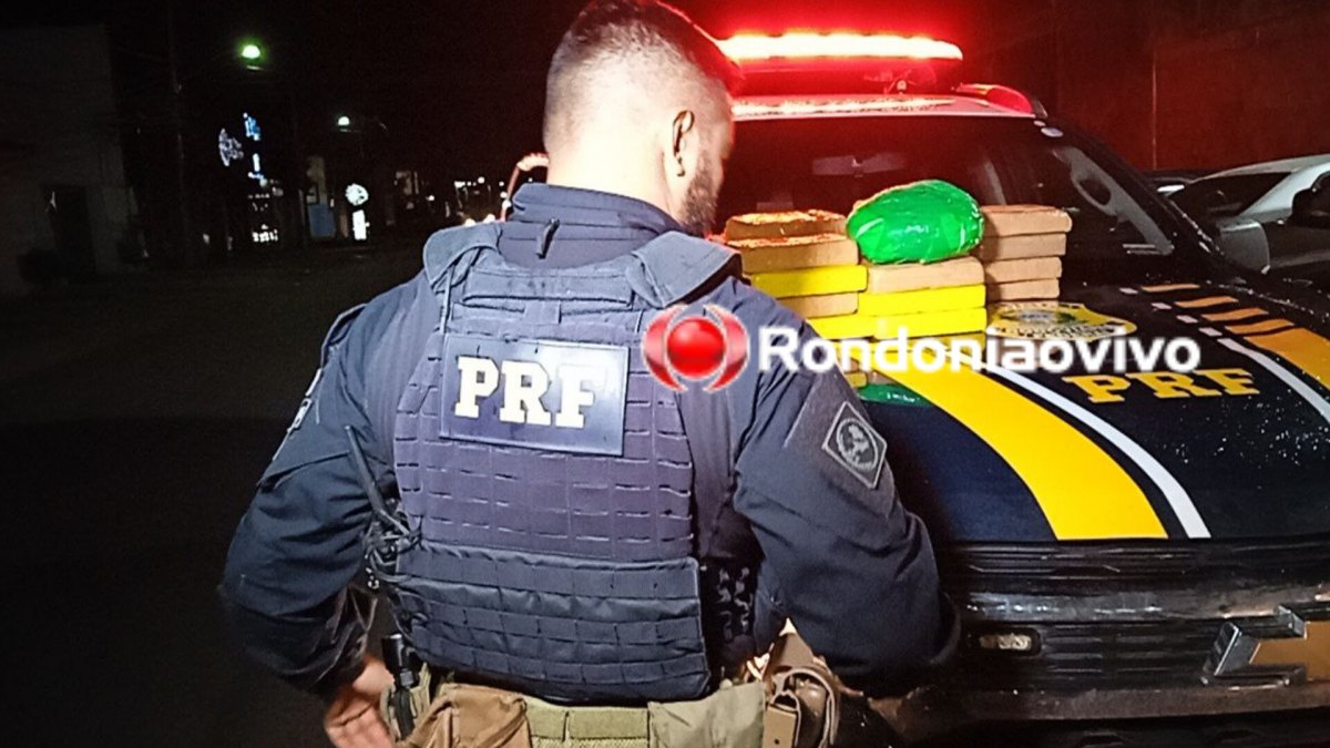 FLAGRANTE: Traficante é preso com fuzil e 44 tabletes de cocaína na BR-364
