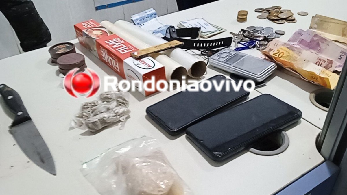 CAI N'ÁGUA: Mãe, filha e comparsa são flagrados traficando drogas no bar do Flamengo 