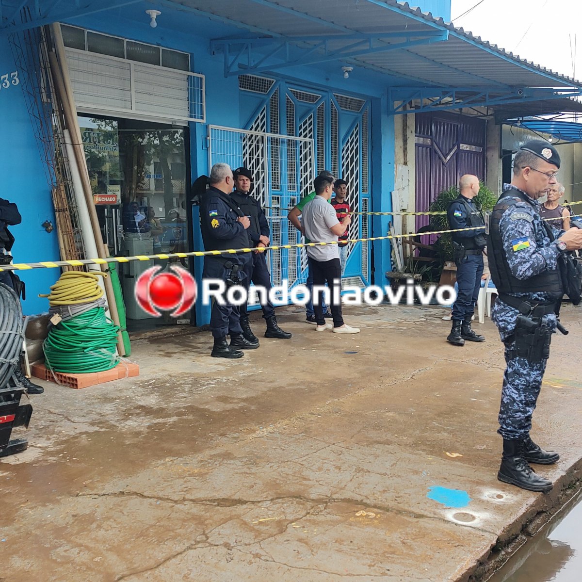 TRÊS DISPAROS: Empresário é morto a tiros ao reagir roubo em loja de materiais de construção