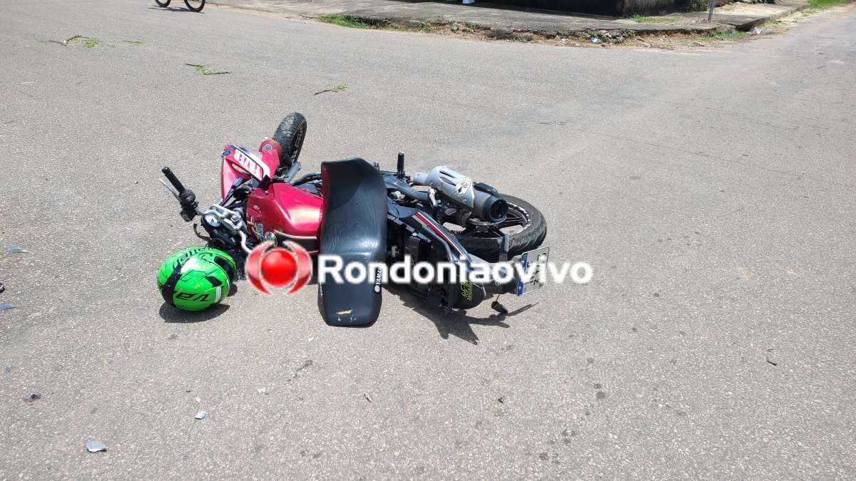 VÍDEO: Motociclista fica gravemente ferido após violenta batida contra carro