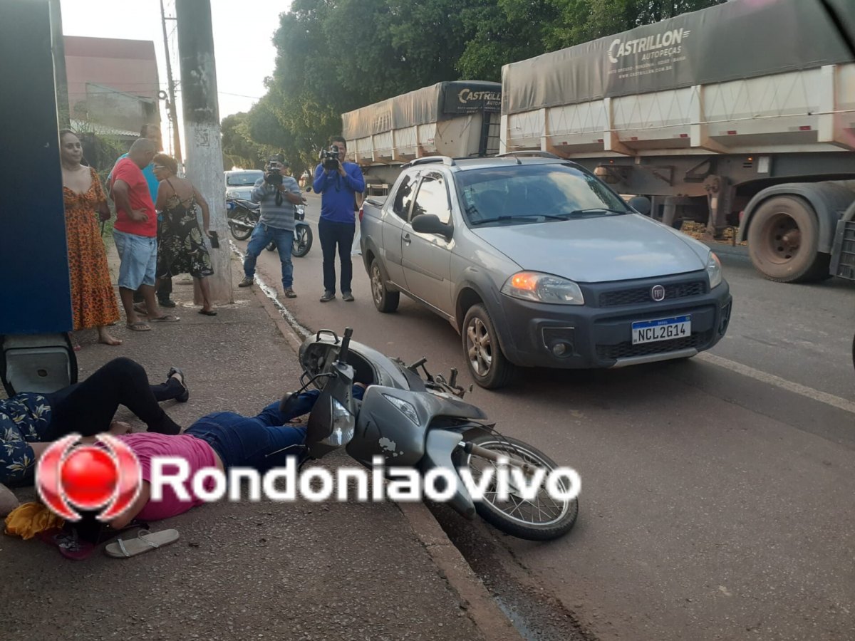 AV. IMIGRANTES: Mulheres são jogadas contra parada de ônibus em acidente na capital 