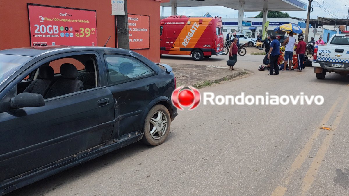 VÍDEO: Motociclista sofre grave fratura exposta em acidente na Amazonas