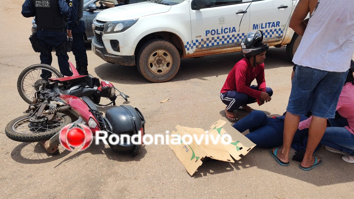 VÍDEO: Motociclista sofre grave fratura exposta em acidente na Amazonas
