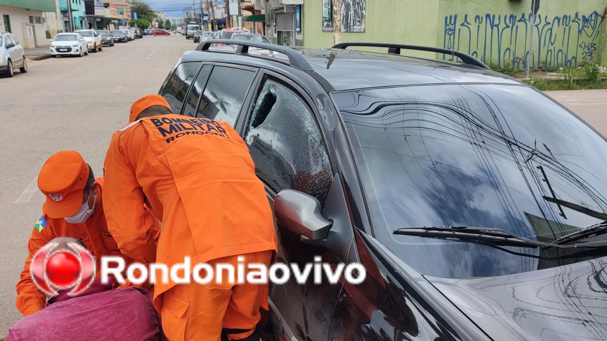 'NA JOAQUIM': Motociclista avança cruzamento e sofre grave acidente no Centro