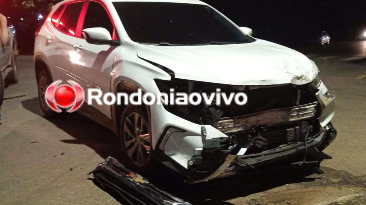 VÍDEO: Caminhonete capota após grave colisão na Pinheiro Machado 