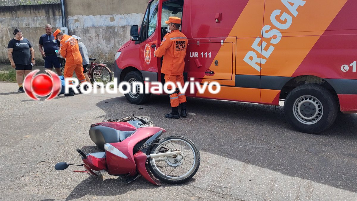 VÍDEO: Policial militar sofre grave acidente em Porto Velho
