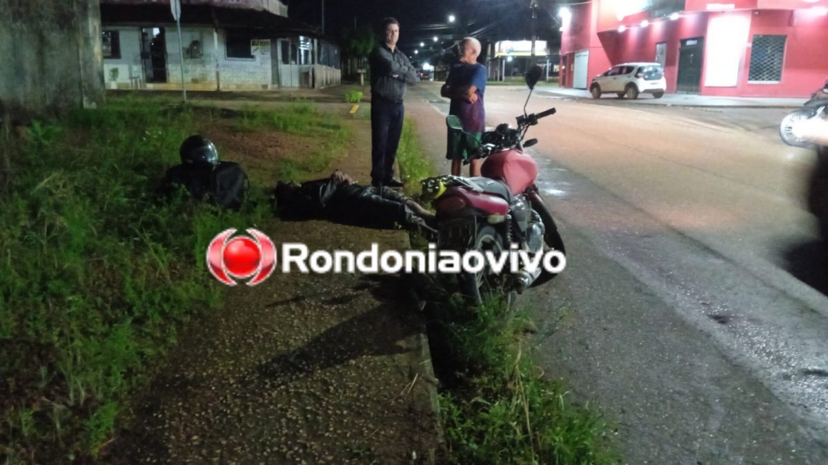 APÓS CHUVA: Motoboy de delivery perde controle de veículo e sofre grave acidente 