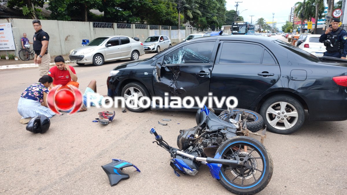 VÍDEO: Duas pessoas ficam feridas em grave acidente na Farquar