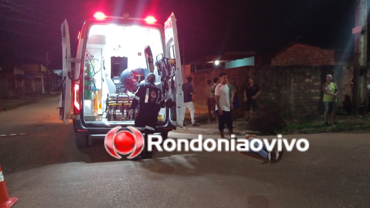 CIDADE DO LOBO: Homem e mulher ficam com ferimentos após colisão entre motos 