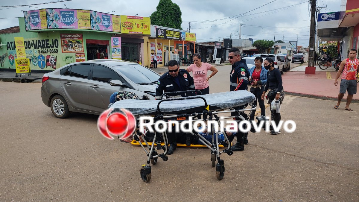 VÍDEO: Motorista de HB20 avança preferencial e atinge motociclista