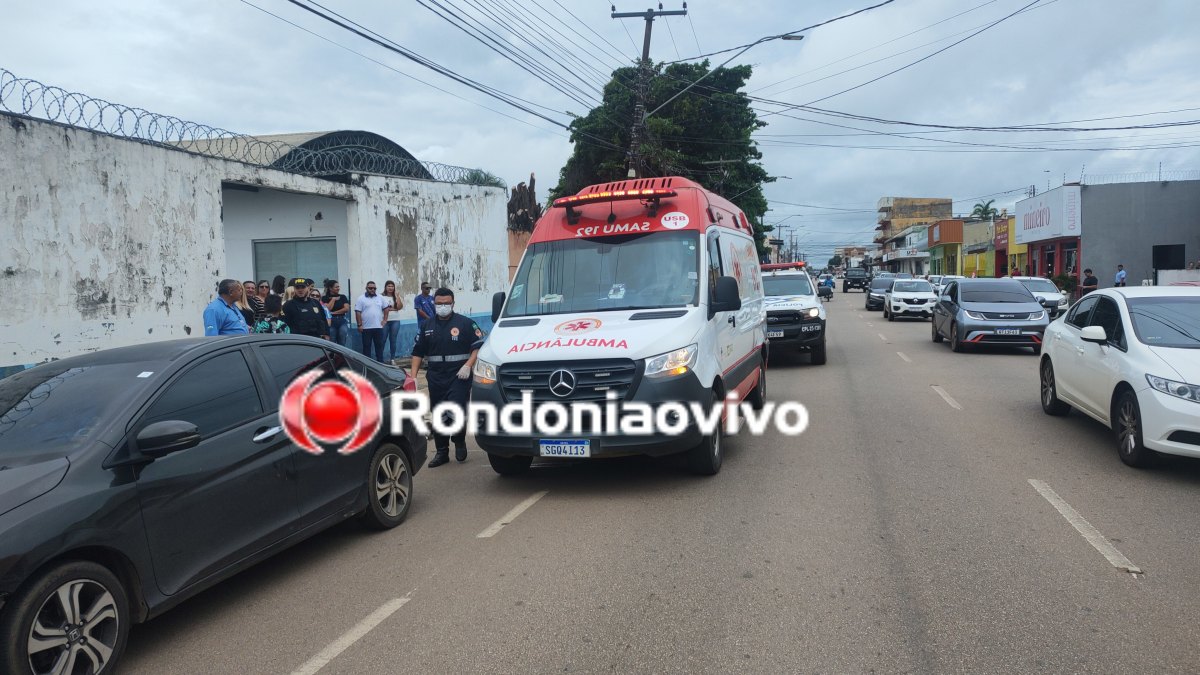 NO CENTRO: Vídeo mostra criminoso levando bala ao tentar roubar mulher de policial penal 