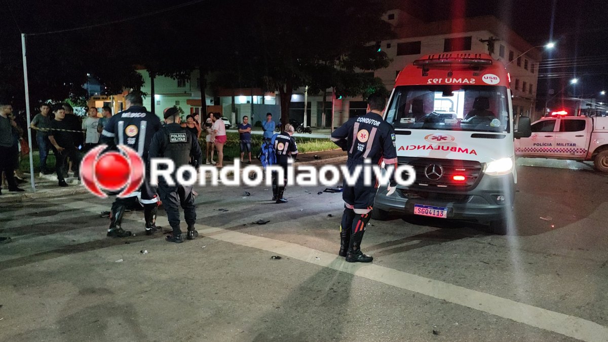 ACIDENTE: Homem morre e outro fica em estado grave após batida de carro com moto 