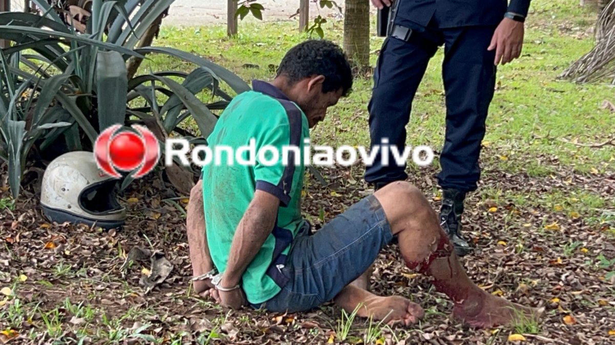 VÍDEO: Criminoso é baleado por PM após roubar mulher