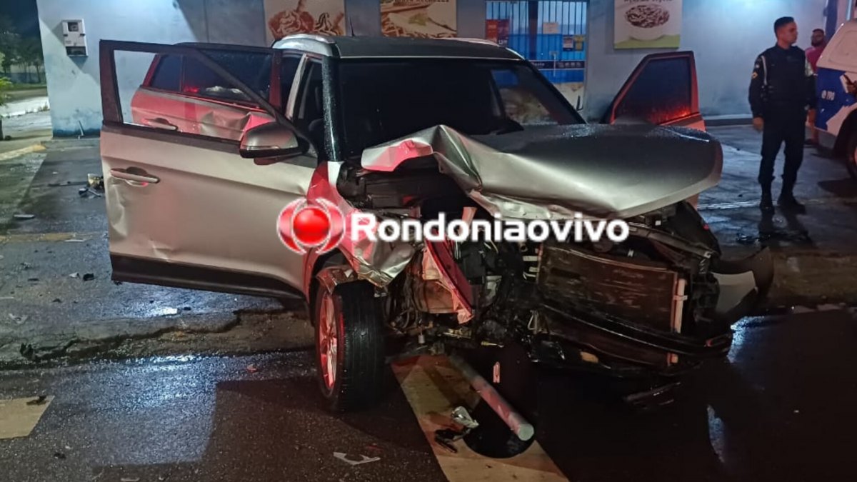 'BAFÔMETRO NÃO': Condutora de Creta recusa fazer teste após violenta batida em carro de App