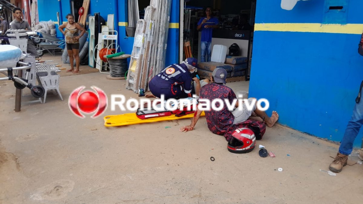 VÍDEO: Mulher sofre fratura exposta após motorista de Creta avançar cruzamento