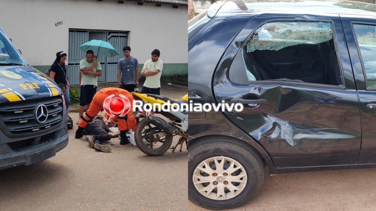 VÍDEO: Motociclista sofre grave acidente ao avançar preferencial na capital