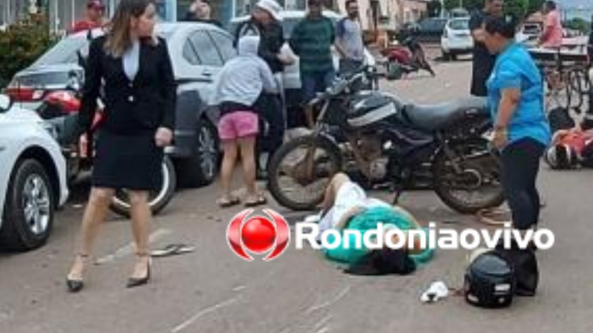 BATIDA ENTRE MOTOS: Vídeo mostra grave acidente com três vítimas na Salgado Filho 