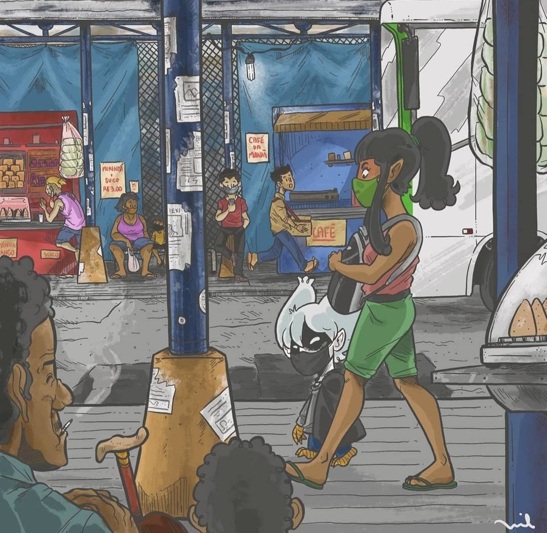 DESENHO:  Ilustrador cria versões cotidianas de cinco lendas amazônicas