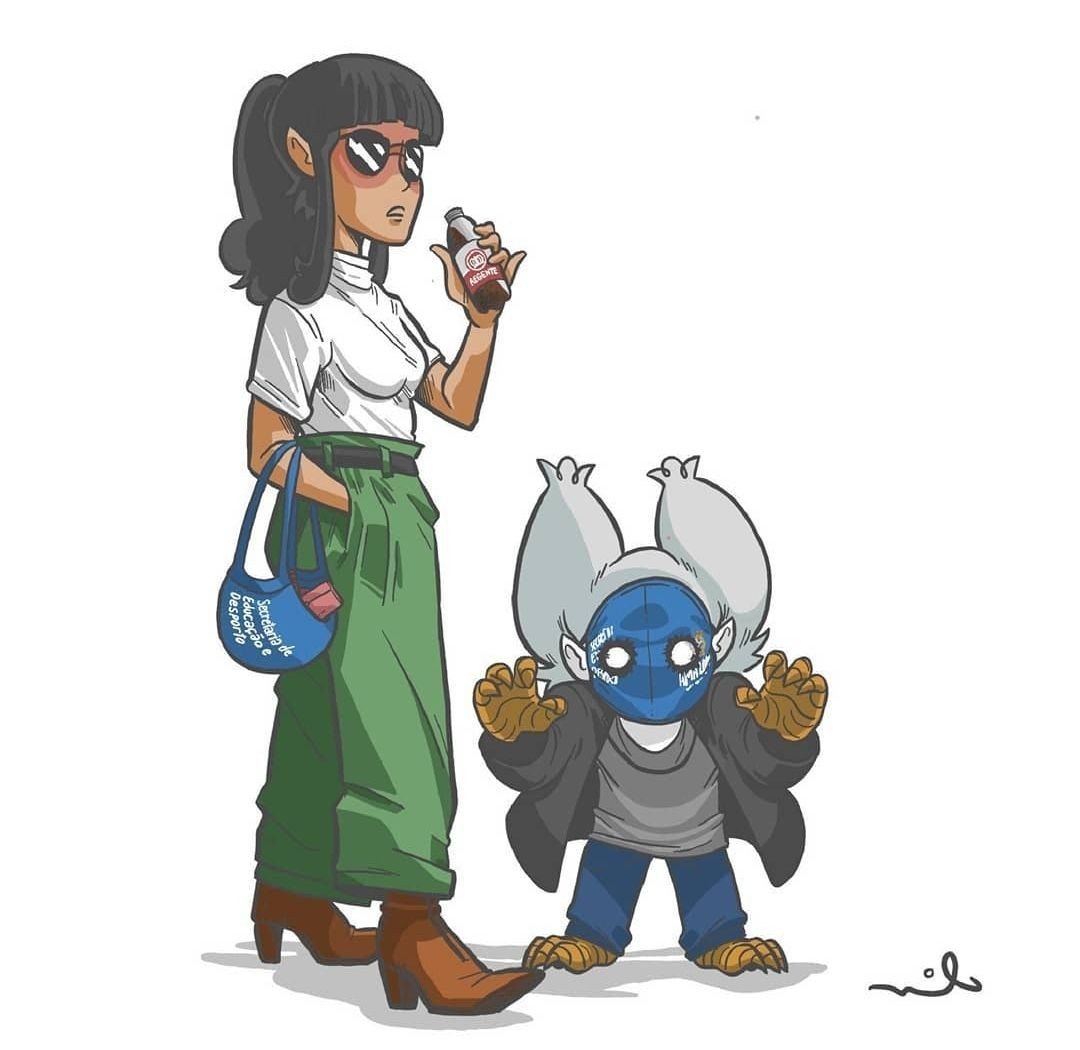 DESENHO:  Ilustrador cria versões cotidianas de cinco lendas amazônicas