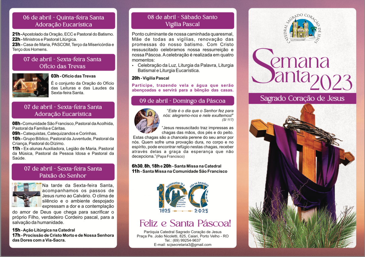 PROGRAMAÇÃO: Igrejas Católicas da capital se preparam para Semana Santa 