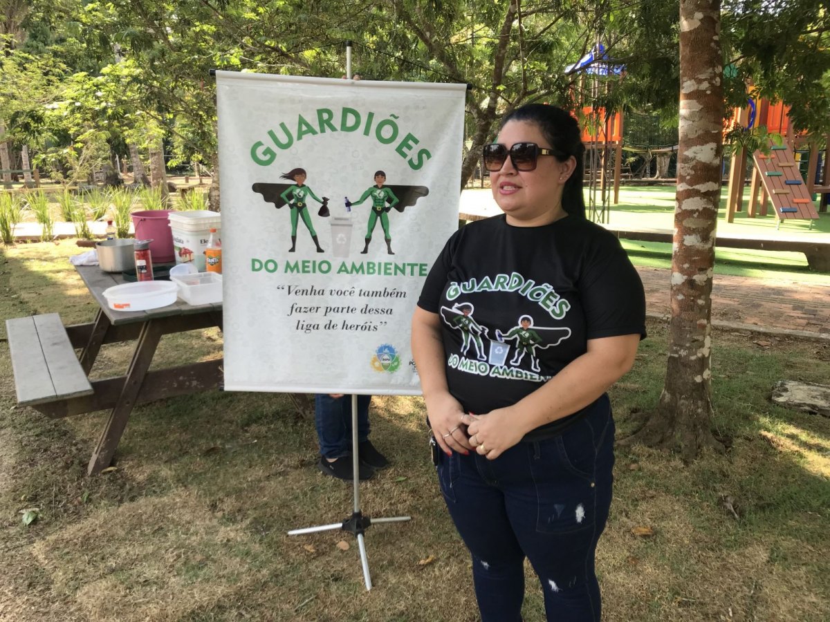 MEIO AMBIENTE: Alunos da Escola Murilo Braga participam de aula no Parque Natural