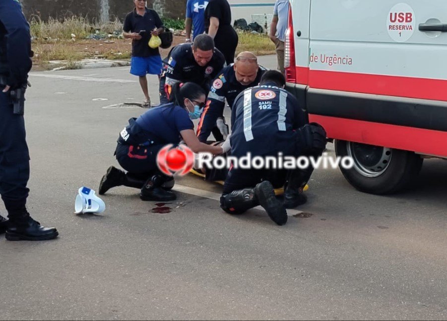 VÍDEO: Pedestre sofre traumatismo craniano após acidente na Pinheiro