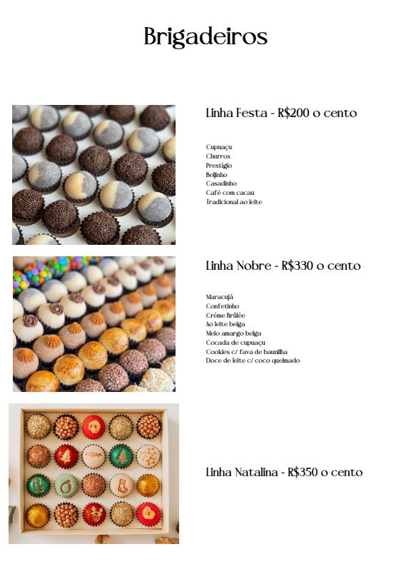 DELÍCIAS: Confira o Menu Especial de Natal 2025 da Chocofleur