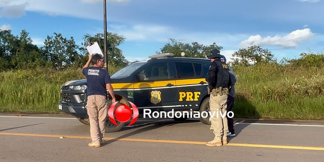 VÍDEO: Idoso morre após colisão entre motocicleta e carreta na BR-319