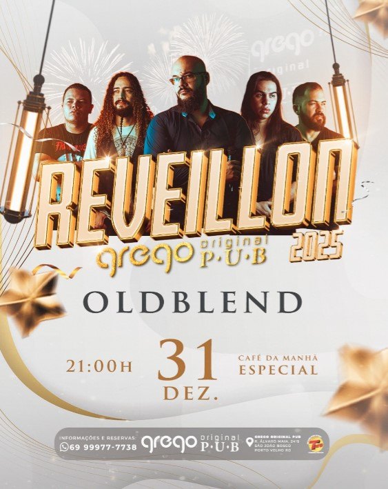 VIRADA DO ANO: Confira a programação do Réveillon 2025 no grego original