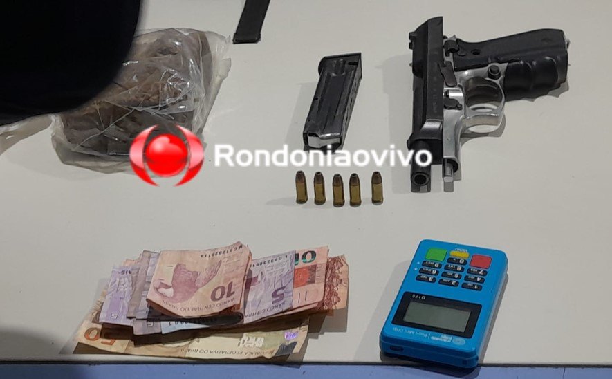 ZONA SUL: Mais um criminoso é preso com pistola e drogas durante operação policial
