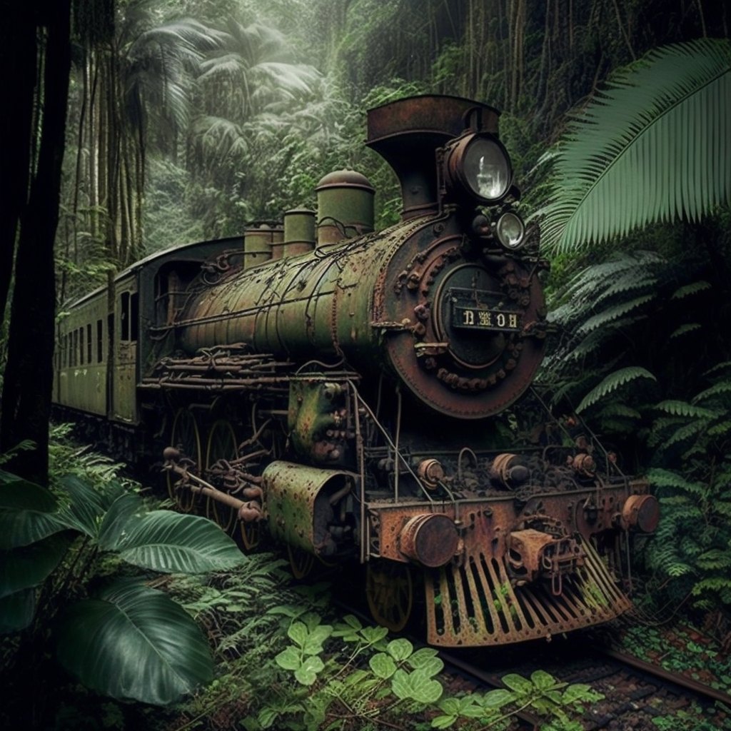 MADEIRA-MAMORÉ: Livro sobre a ferrovia, ilustrado com imagens criadas através da IA, será lançado em agosto