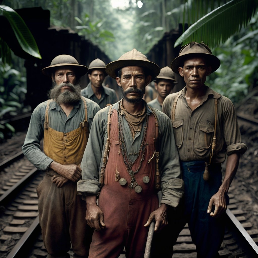 MADEIRA-MAMORÉ: Livro sobre a ferrovia, ilustrado com imagens criadas através da IA, será lançado em agosto