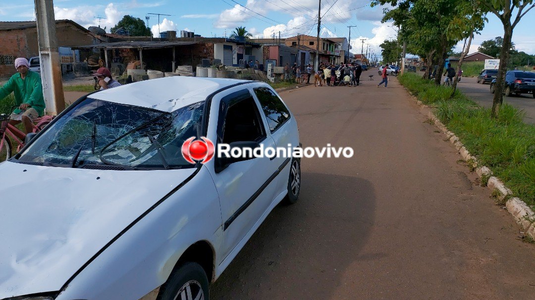VÍDEO: Ciclista fica em estado grave após atropelamento