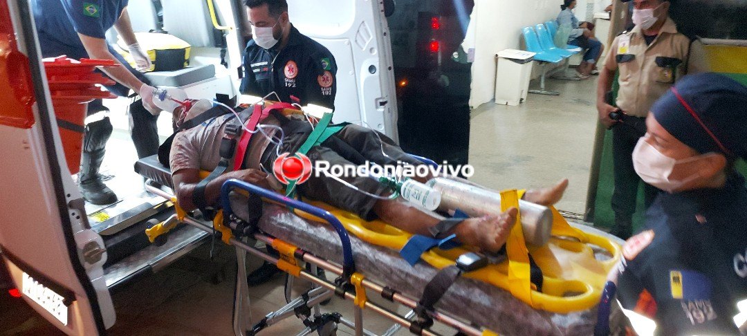 VÍDEO: Motociclista com sinais de embriaguez fica em estado grave após sofrer queda