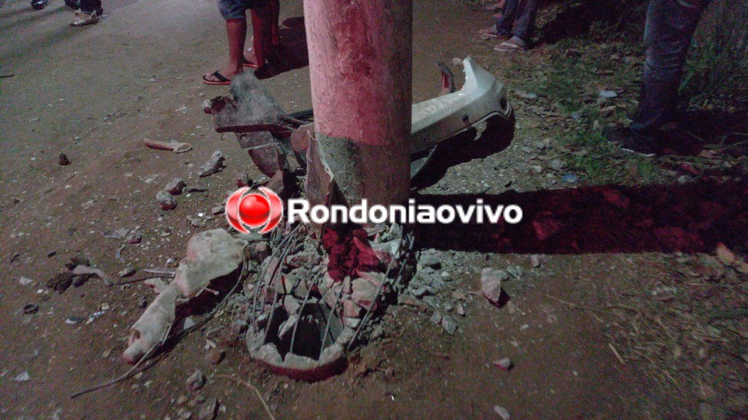 ASSISTA: Vídeo mostra carro atingindo poste após motorista passar mal na direção
